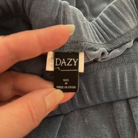 Blue flowy pants - Picture 2 of 3